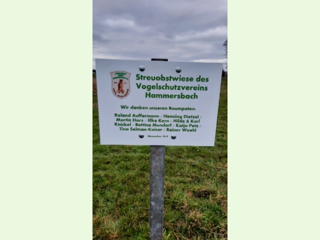 Sponsoren-Schild